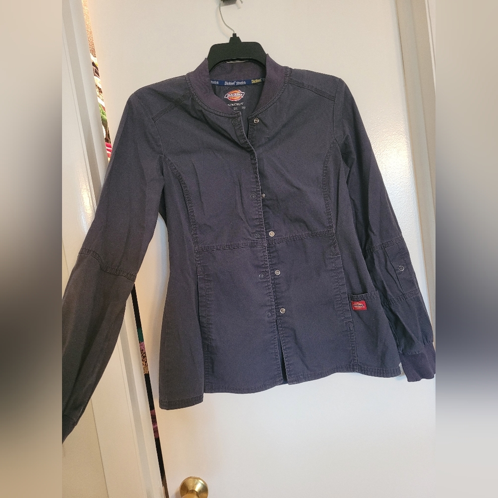 Dickies Charcoal Gray Scrubs Jacket